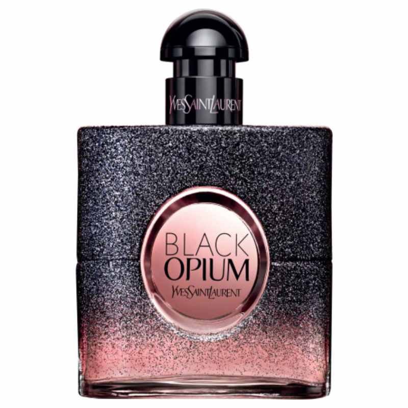 Profumo flacone Yves Saint Laurent Black Opium Floral Shock